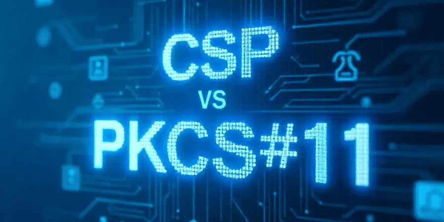 What is CSP and PKCS#11?