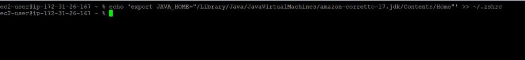 Add Java home variable