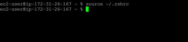 Reload environment variable