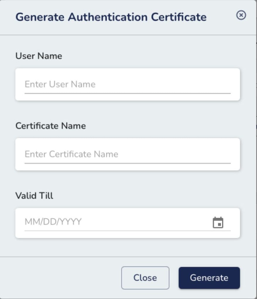 codesigning generate authentication certificate